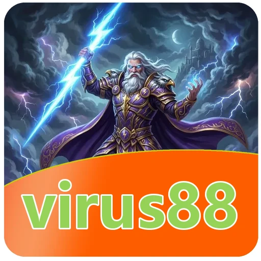 Ikon virus88 untuk verifikasi berkas APK